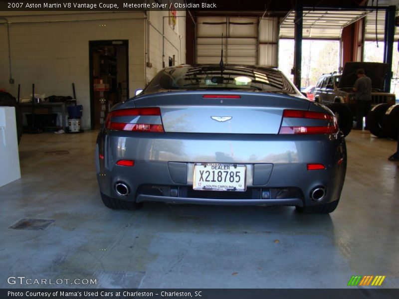 Meteorite Silver / Obsidian Black 2007 Aston Martin V8 Vantage Coupe