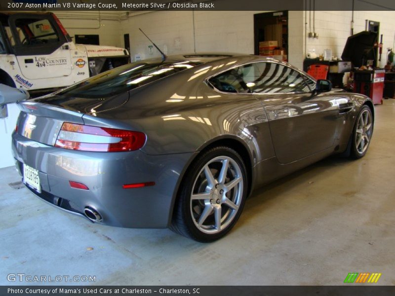 Meteorite Silver / Obsidian Black 2007 Aston Martin V8 Vantage Coupe