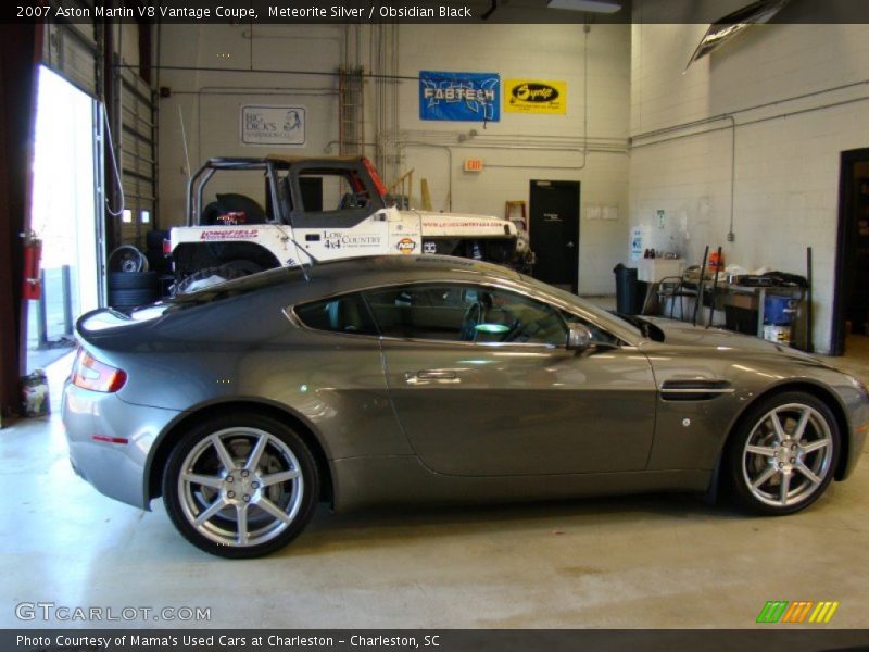 Meteorite Silver / Obsidian Black 2007 Aston Martin V8 Vantage Coupe