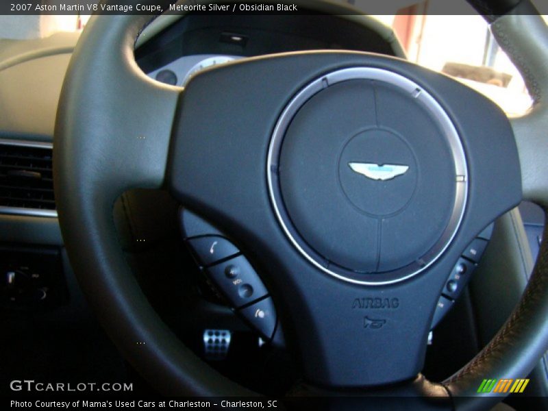 Meteorite Silver / Obsidian Black 2007 Aston Martin V8 Vantage Coupe