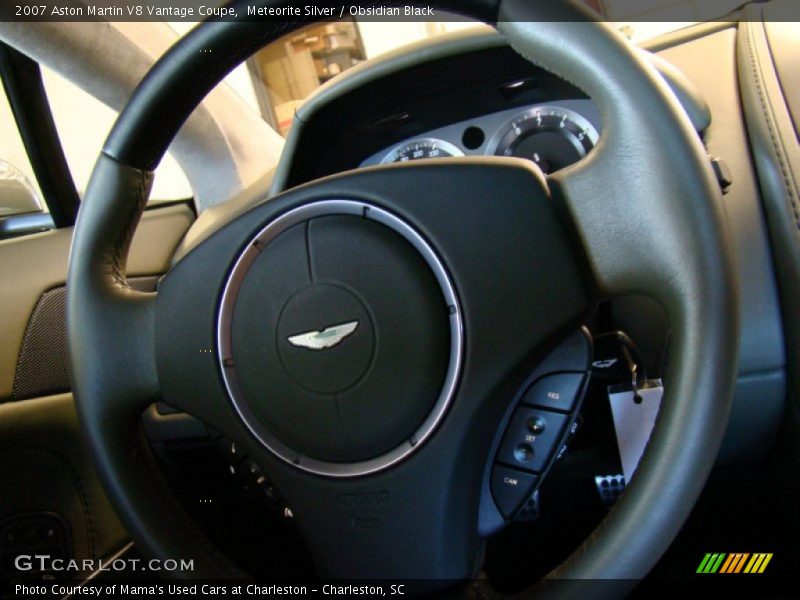 Meteorite Silver / Obsidian Black 2007 Aston Martin V8 Vantage Coupe