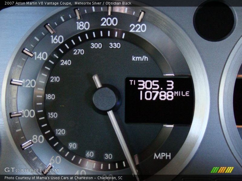 Meteorite Silver / Obsidian Black 2007 Aston Martin V8 Vantage Coupe
