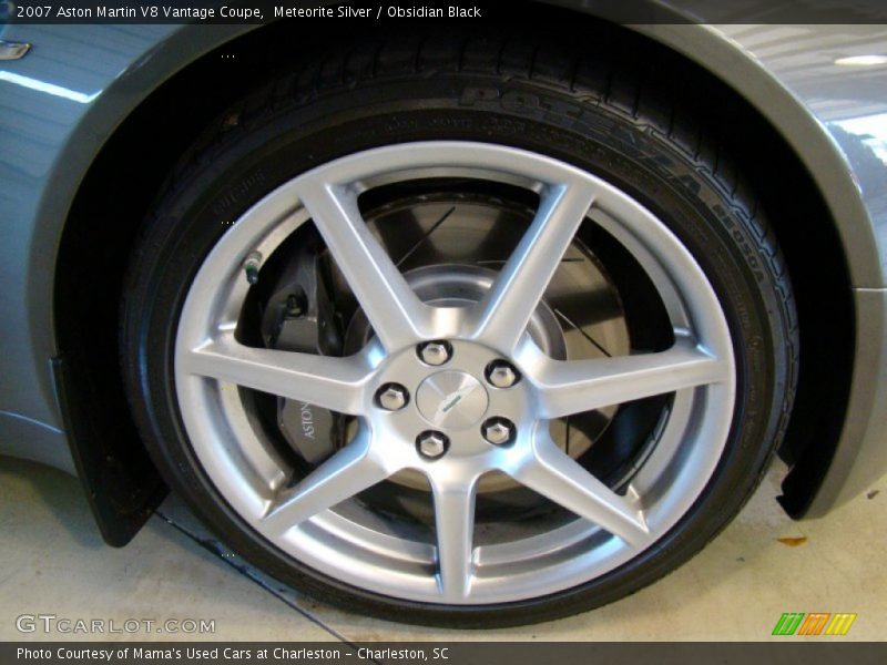 Meteorite Silver / Obsidian Black 2007 Aston Martin V8 Vantage Coupe