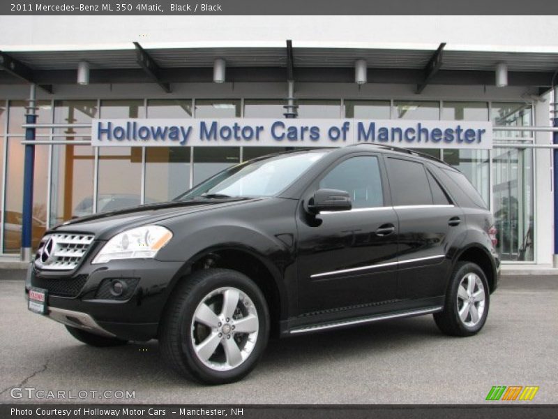 Black / Black 2011 Mercedes-Benz ML 350 4Matic