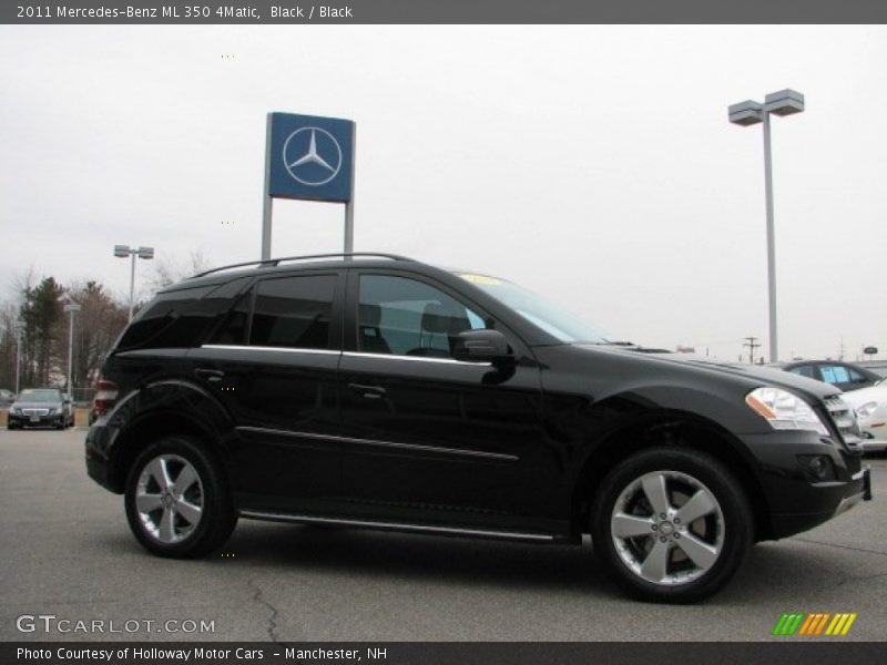 Black / Black 2011 Mercedes-Benz ML 350 4Matic