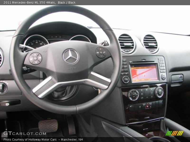 Black / Black 2011 Mercedes-Benz ML 350 4Matic