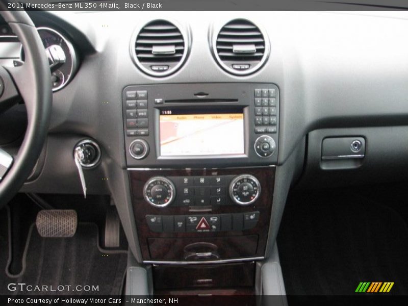 Black / Black 2011 Mercedes-Benz ML 350 4Matic