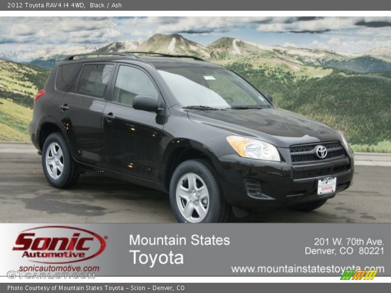 Black / Ash 2012 Toyota RAV4 I4 4WD