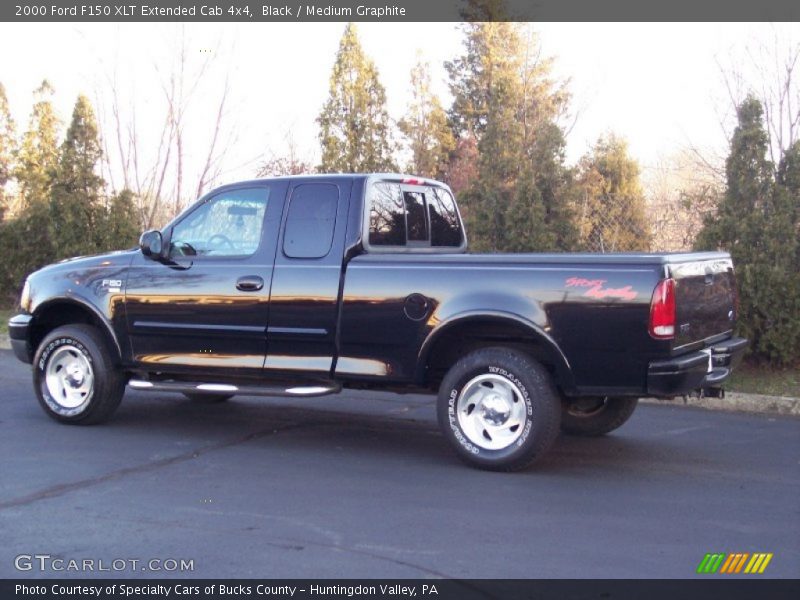 Black / Medium Graphite 2000 Ford F150 XLT Extended Cab 4x4