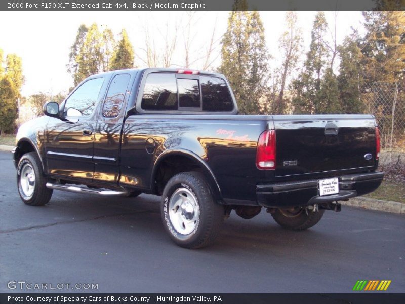 Black / Medium Graphite 2000 Ford F150 XLT Extended Cab 4x4