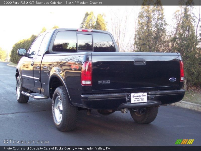 Black / Medium Graphite 2000 Ford F150 XLT Extended Cab 4x4