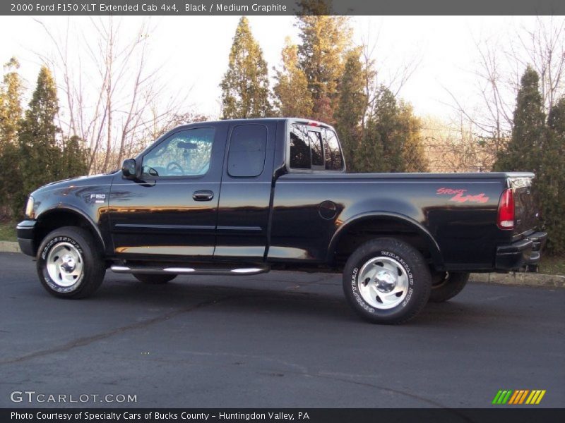 Black / Medium Graphite 2000 Ford F150 XLT Extended Cab 4x4