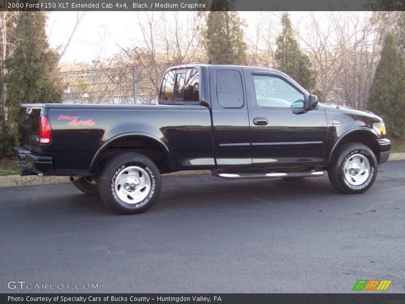 Black / Medium Graphite 2000 Ford F150 XLT Extended Cab 4x4