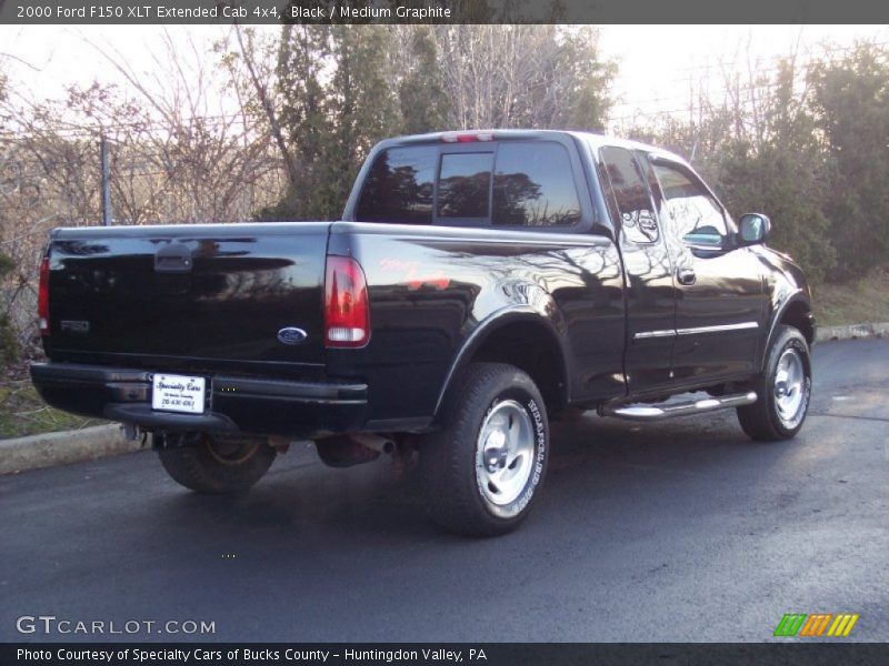 Black / Medium Graphite 2000 Ford F150 XLT Extended Cab 4x4
