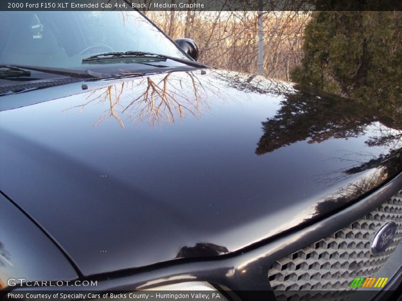 Black / Medium Graphite 2000 Ford F150 XLT Extended Cab 4x4
