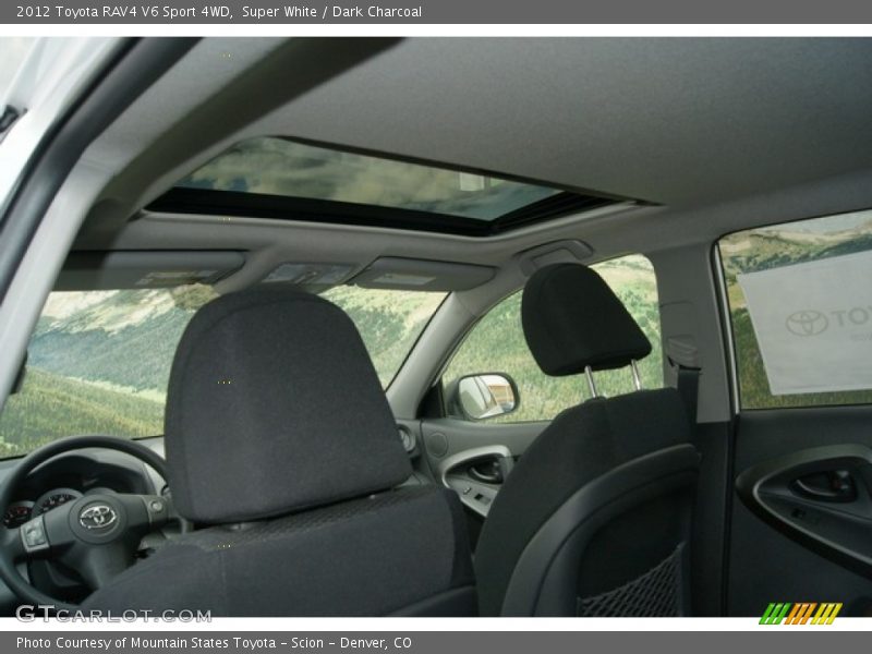 Super White / Dark Charcoal 2012 Toyota RAV4 V6 Sport 4WD