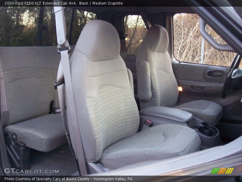 Black / Medium Graphite 2000 Ford F150 XLT Extended Cab 4x4