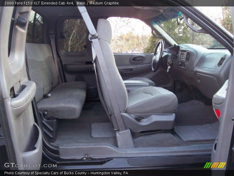 Black / Medium Graphite 2000 Ford F150 XLT Extended Cab 4x4