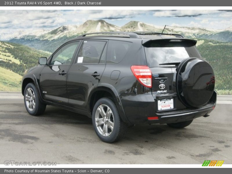 Black / Dark Charcoal 2012 Toyota RAV4 V6 Sport 4WD