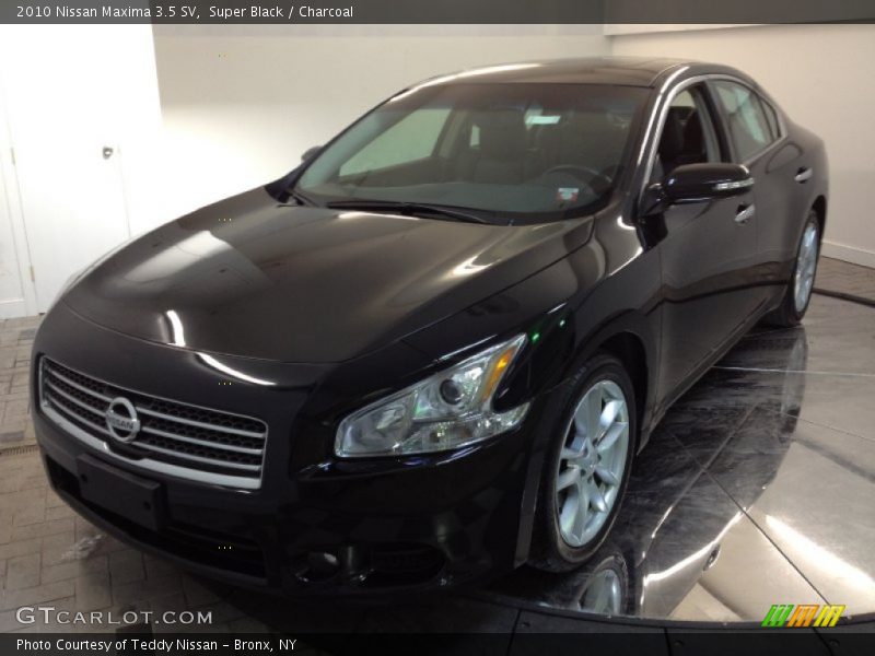 Super Black / Charcoal 2010 Nissan Maxima 3.5 SV