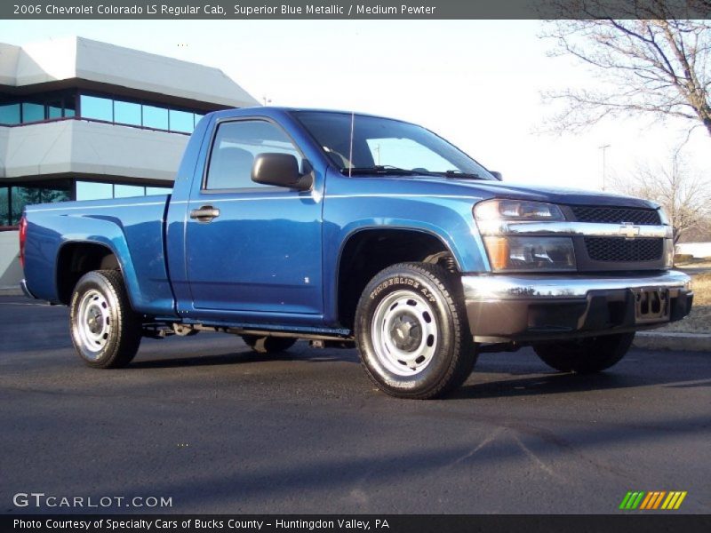 Superior Blue Metallic / Medium Pewter 2006 Chevrolet Colorado LS Regular Cab