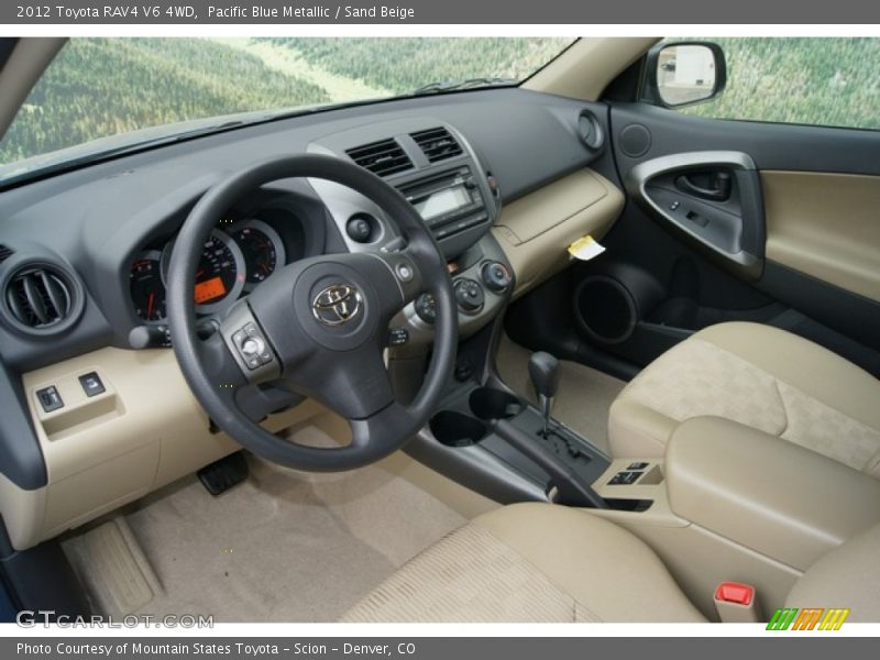  2012 RAV4 V6 4WD Sand Beige Interior