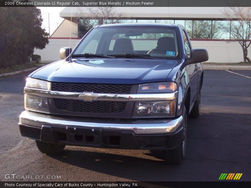 Superior Blue Metallic / Medium Pewter 2006 Chevrolet Colorado LS Regular Cab