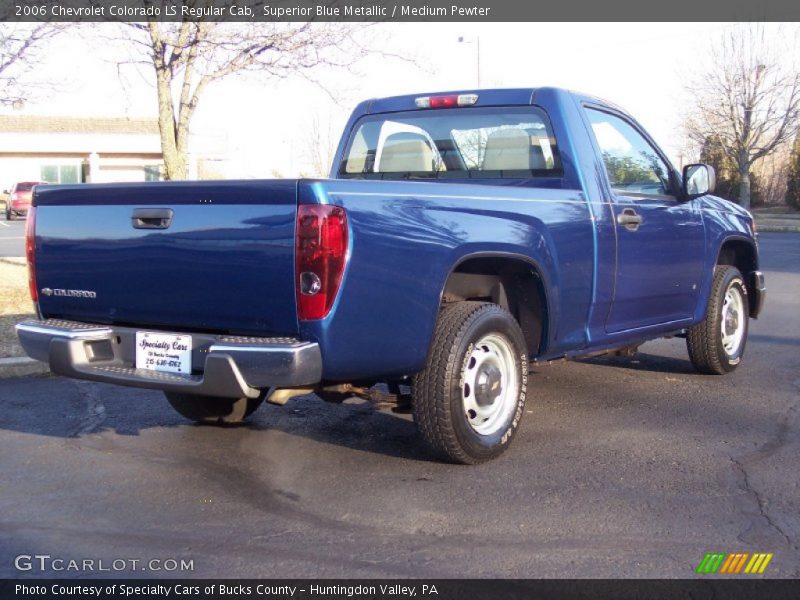 Superior Blue Metallic / Medium Pewter 2006 Chevrolet Colorado LS Regular Cab