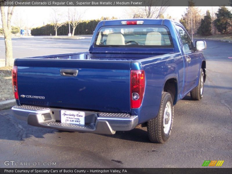 Superior Blue Metallic / Medium Pewter 2006 Chevrolet Colorado LS Regular Cab