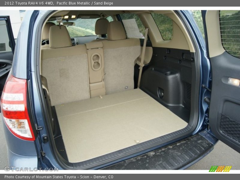 Pacific Blue Metallic / Sand Beige 2012 Toyota RAV4 V6 4WD