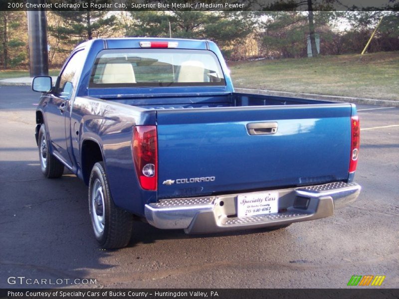 Superior Blue Metallic / Medium Pewter 2006 Chevrolet Colorado LS Regular Cab