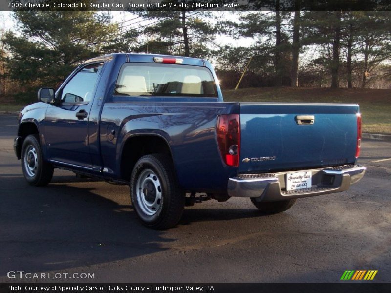 Superior Blue Metallic / Medium Pewter 2006 Chevrolet Colorado LS Regular Cab