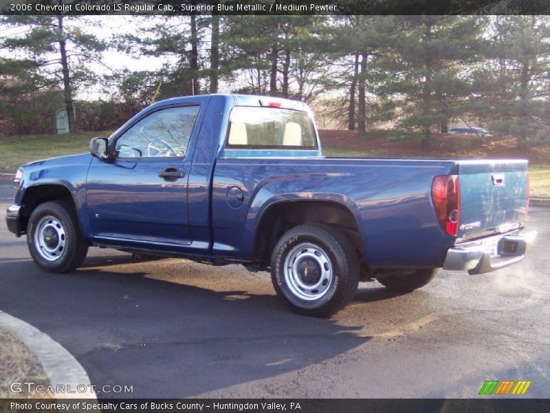 Superior Blue Metallic / Medium Pewter 2006 Chevrolet Colorado LS Regular Cab