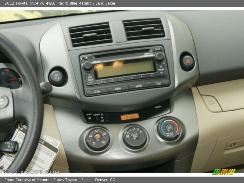 Pacific Blue Metallic / Sand Beige 2012 Toyota RAV4 V6 4WD