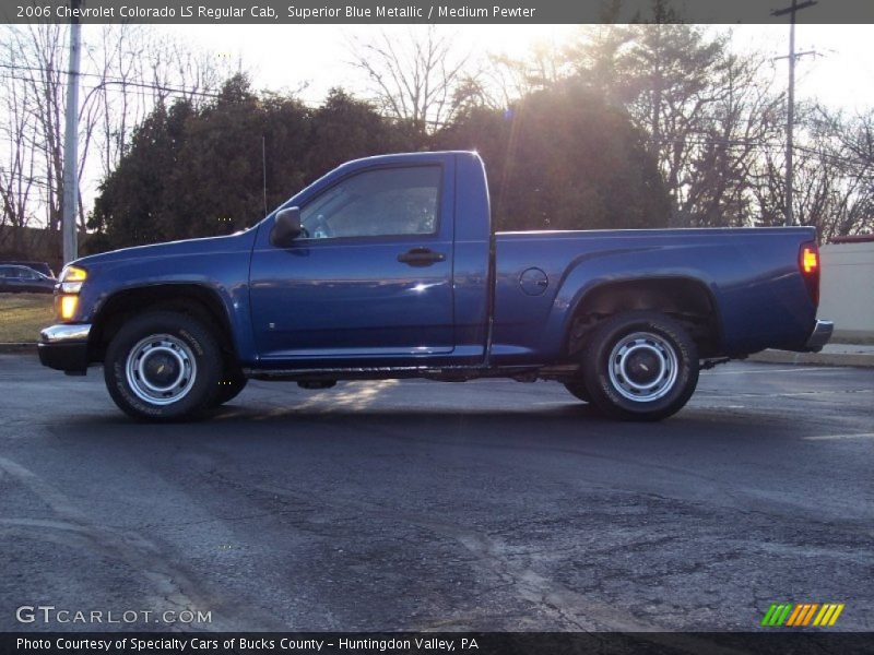 Superior Blue Metallic / Medium Pewter 2006 Chevrolet Colorado LS Regular Cab