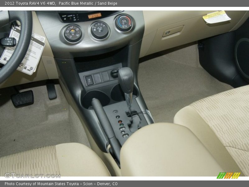 Pacific Blue Metallic / Sand Beige 2012 Toyota RAV4 V6 4WD