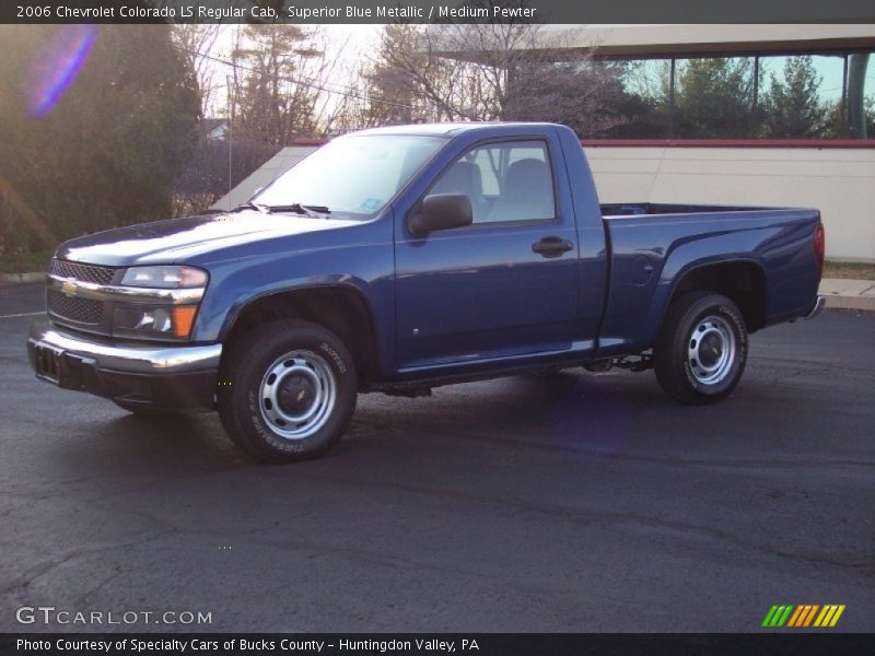 Superior Blue Metallic / Medium Pewter 2006 Chevrolet Colorado LS Regular Cab