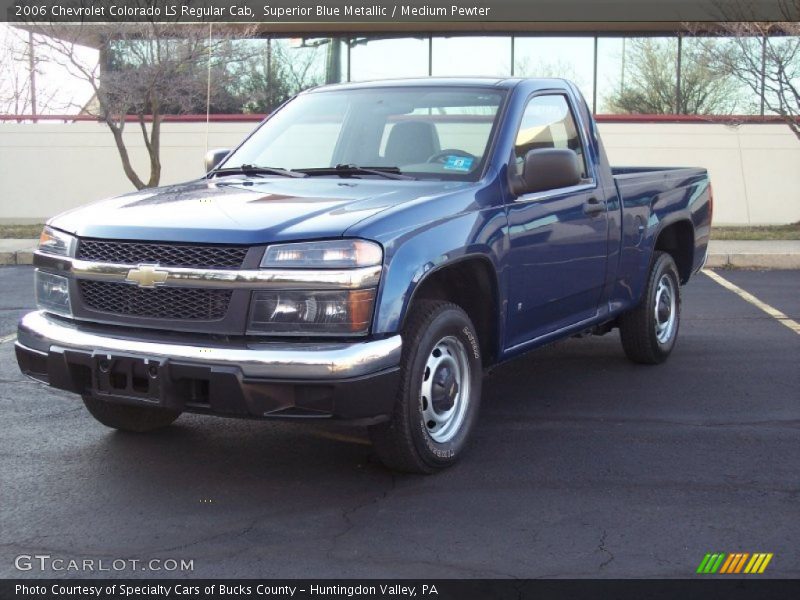 Superior Blue Metallic / Medium Pewter 2006 Chevrolet Colorado LS Regular Cab