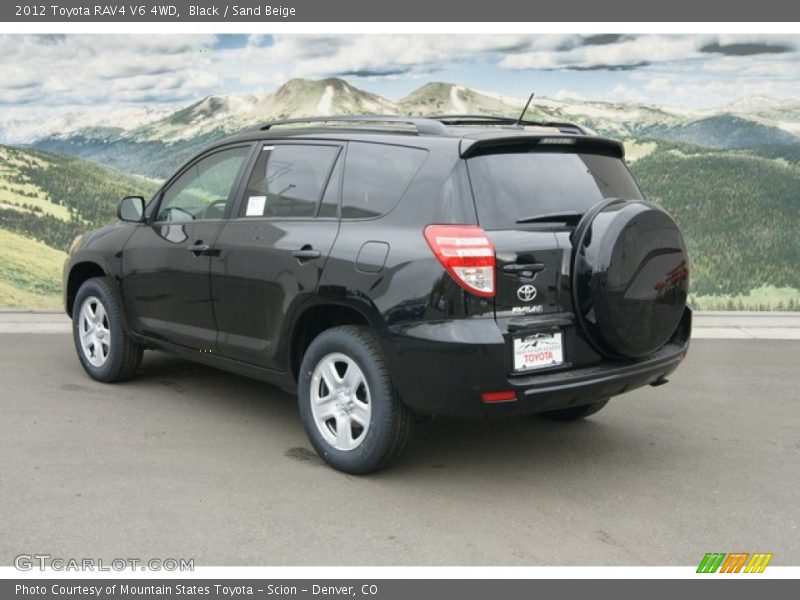 Black / Sand Beige 2012 Toyota RAV4 V6 4WD