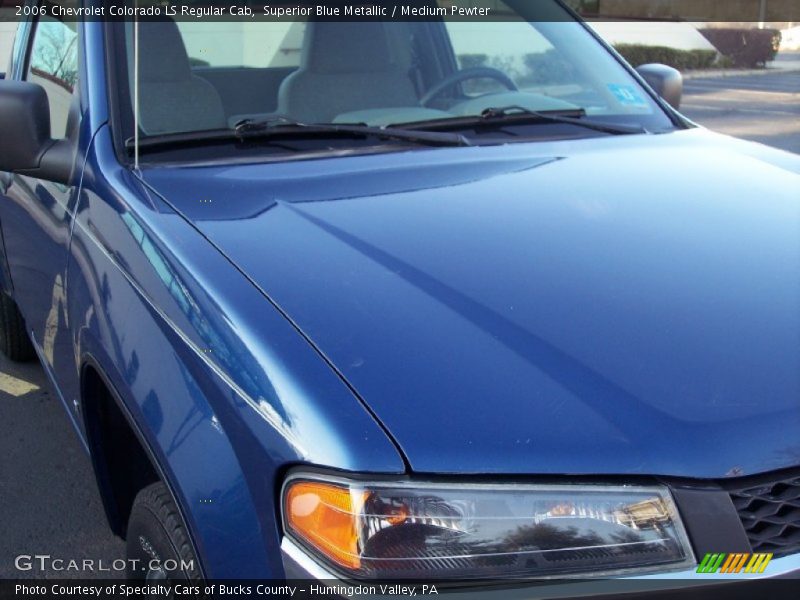 Superior Blue Metallic / Medium Pewter 2006 Chevrolet Colorado LS Regular Cab