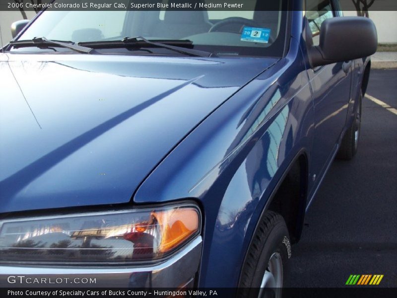 Superior Blue Metallic / Medium Pewter 2006 Chevrolet Colorado LS Regular Cab