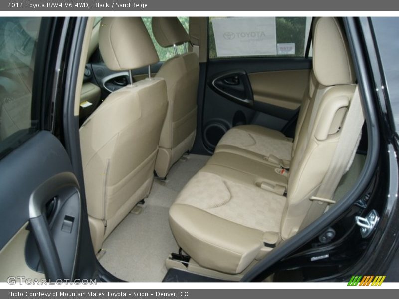 Rear Seat of 2012 RAV4 V6 4WD