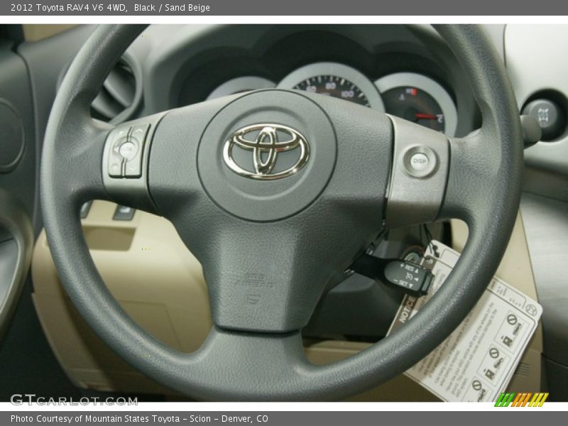 Black / Sand Beige 2012 Toyota RAV4 V6 4WD