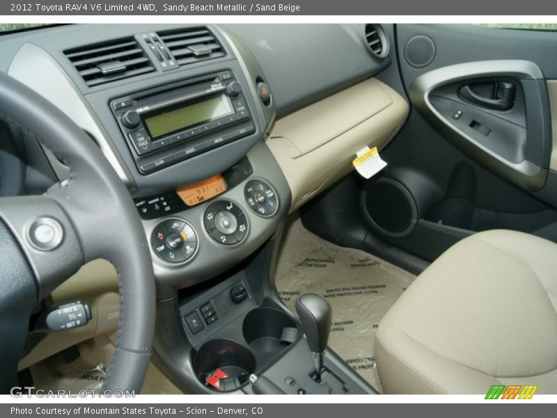 Sandy Beach Metallic / Sand Beige 2012 Toyota RAV4 V6 Limited 4WD