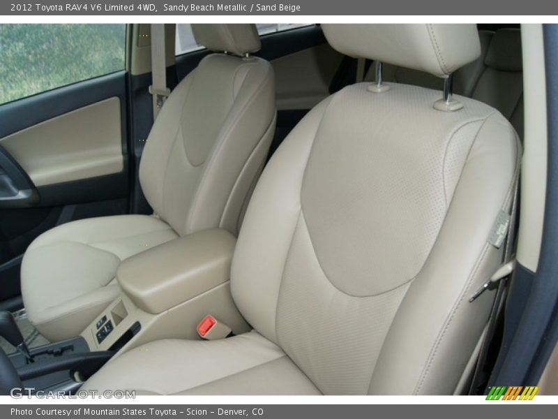 Sandy Beach Metallic / Sand Beige 2012 Toyota RAV4 V6 Limited 4WD