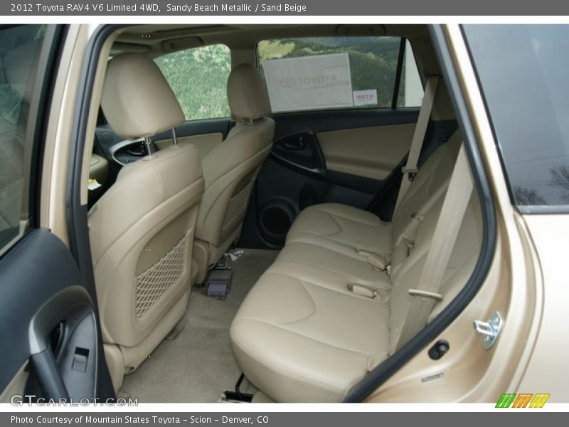 Sandy Beach Metallic / Sand Beige 2012 Toyota RAV4 V6 Limited 4WD