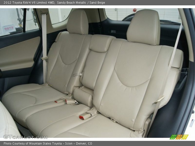Sandy Beach Metallic / Sand Beige 2012 Toyota RAV4 V6 Limited 4WD