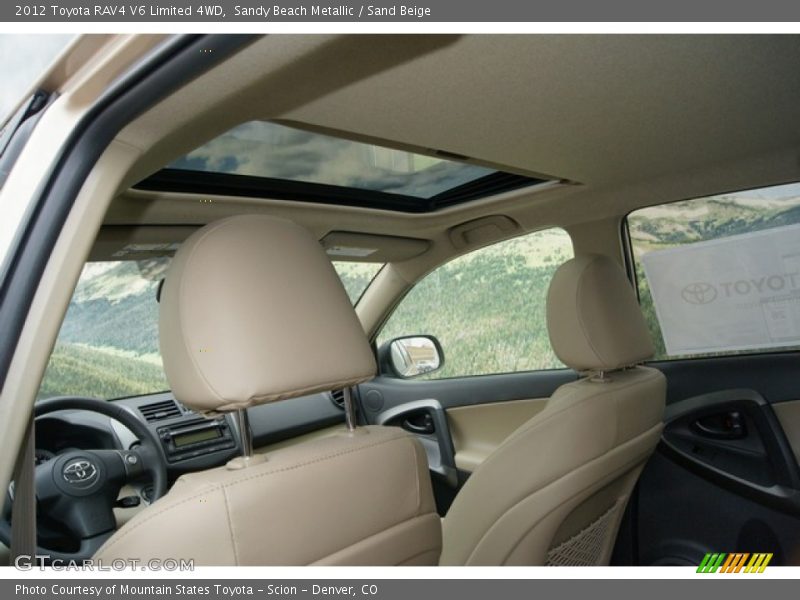 Sandy Beach Metallic / Sand Beige 2012 Toyota RAV4 V6 Limited 4WD