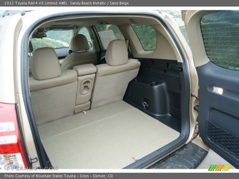 Sandy Beach Metallic / Sand Beige 2012 Toyota RAV4 V6 Limited 4WD