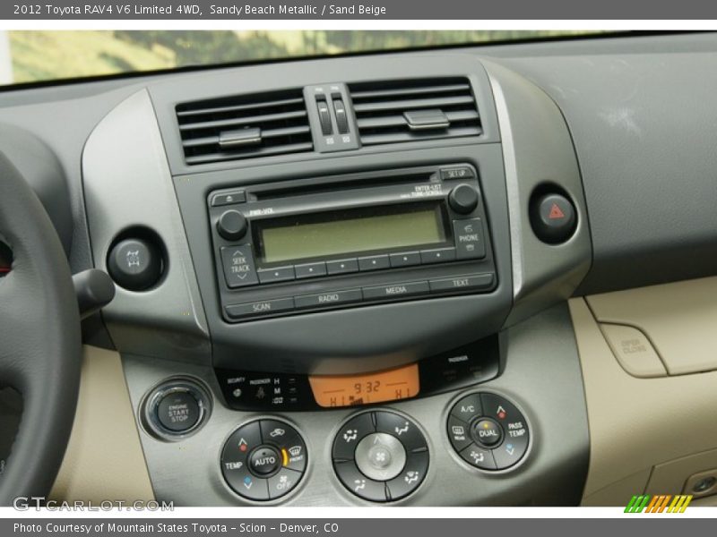 Sandy Beach Metallic / Sand Beige 2012 Toyota RAV4 V6 Limited 4WD